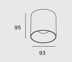 MKR-402: dış çap 93 mm, yükseklik 95 mm