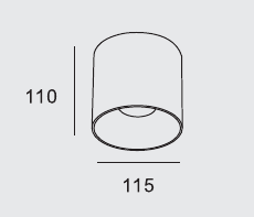 MKR-403: dış çap 115 mm, yükseklik 110 mm